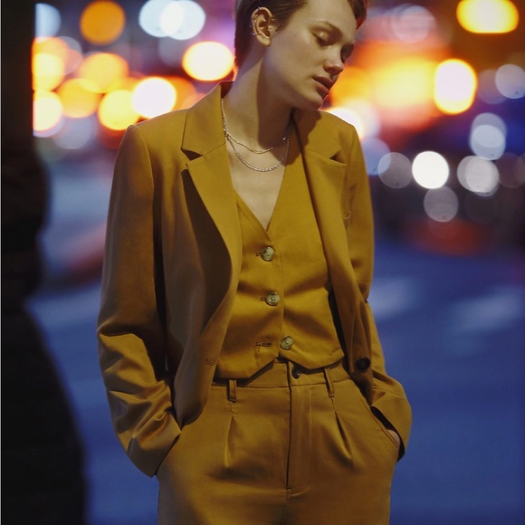 Madewell The Larsen Blazer in Drapeweave - Picture 4 of 6